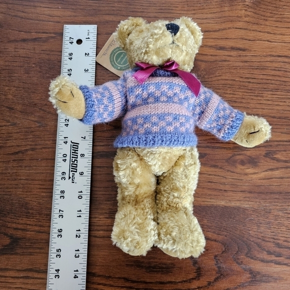 Vintage 1990's Boyd's Bear Elsworth, 12" with Movable Joints and Wool Sweater - Picture 11 of 11